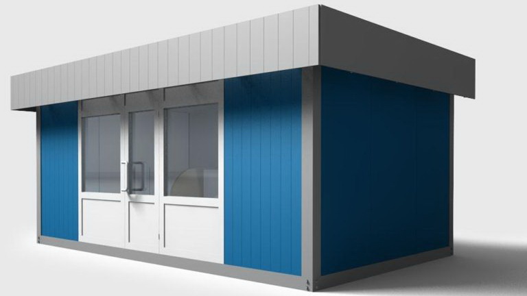 Торговый павильон из сэндвич-панелей, построим в Невинномысске по готовому проекту